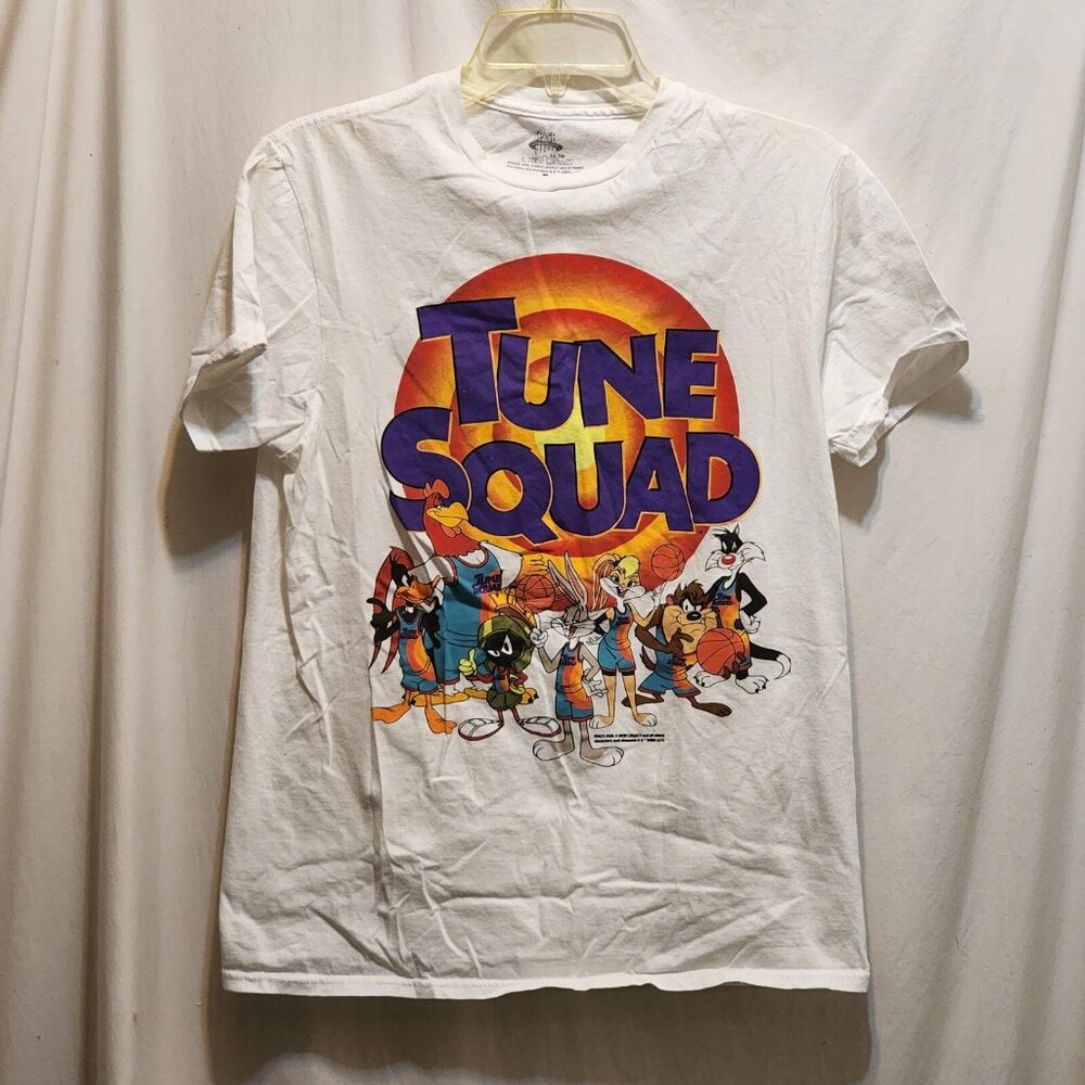 Space Jam A New Legacy Tune Squad Daffy Duck Bugs Bunny White T-Shirt M